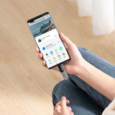 10. Baseus Ingenuity Series USB-C to USB-A 10Gb/s adapter - black