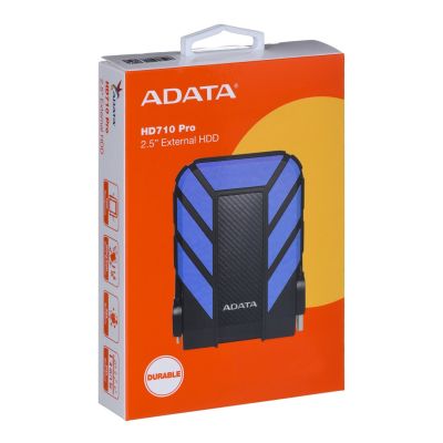 7. ADATA HD710 PRO External HDD (2TB; 2.5"; USB 3.2; blue)