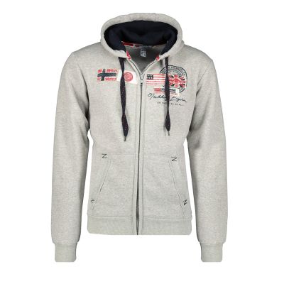 Geographical Norway GORMA MEN 100 EO +BS Men’s Sweatshirt (WT1880H/GN-BLENDED GREY)