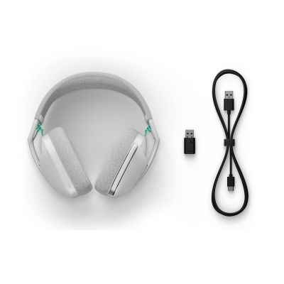 7. Logitech G G321 LIGHTSPEED Wireless Headband Gaming Headset USB Type-C Bluetooth White