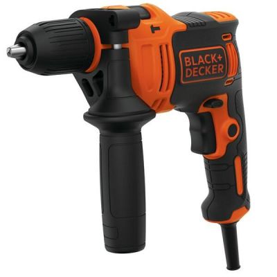 8. Black & Decker BEH710-QS Drill, 2800 RPM, Black, Orange