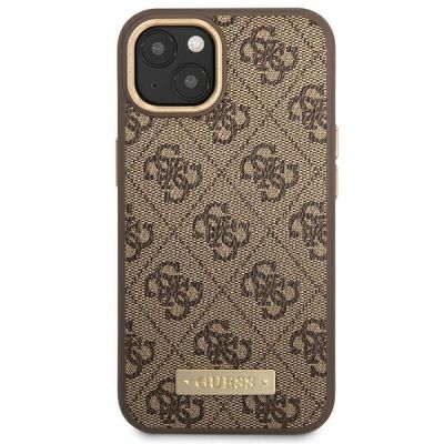 3. Guess GUHMP14MU4GPRW iPhone 14 Plus 6.7 "brown / brown hard case 4G Logo Plate MagSafe
