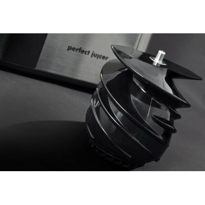 6. ELDOM SLOW JUICER PJ400 400W SILVER-BLACK, BPA FREE AUGER 80 [RPM]