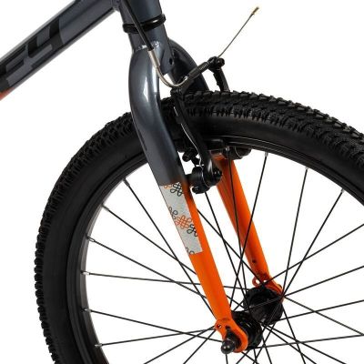 6. Huffy Literide Alu 20” Orange Graphite Bike (23205W)