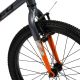6. Huffy Literide Alu 20” Orange Graphite Bike (23205W)