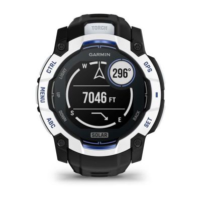 19. Garmin Instinct 3 Solar 010-02935-03 Smartwatch 50mm Black and White