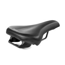 RESIA saddle with handle, black