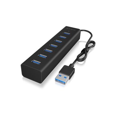 2. ICY BOX IB-HUB1700-U3 USB 3.2 Gen 1 (3.1 Gen 1) Type-A 5000 Mbit/s Black