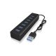 2. ICY BOX IB-HUB1700-U3 USB 3.2 Gen 1 (3.1 Gen 1) Type-A 5000 Mbit/s Black