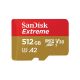 3. SANDISK EXTREME microSDXC MEMORY CARD 512 GB 190/130 MB/s A2 C10 V30 UHS-I U3