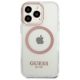 3. Guess Metal Outline MagSafe Case for iPhone 13 Pro / iPhone 13 - Pink