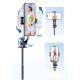 16. Selfie stick WC1Y2S 1.3m aluminum alloy telescopic tripod with phone holder - black