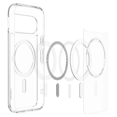 6. Spigen Ultra Hybrid Mag MagSafe Case for Google Pixel 11 - Clear and White
