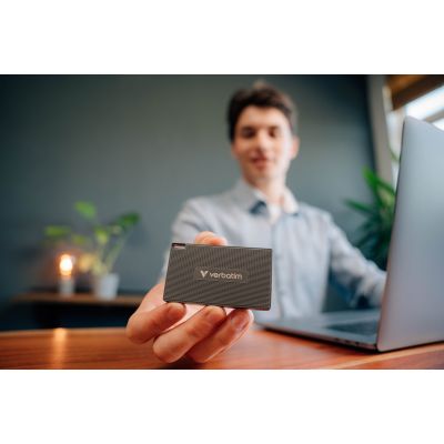 8. Verbatim 32031 External SSD 1TB USB Type-C USB 3.2 Gen 2x2 Gray