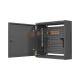 5. TPR 10" INSTALLATION CABINET WITH MESH BOARD 400X400X140 BLACK LANBERG (ASSEMBLED)