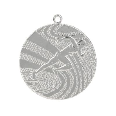 Silver medal - running - steel medal