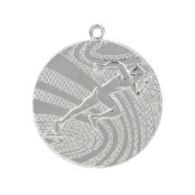 Silver medal - running - steel medal