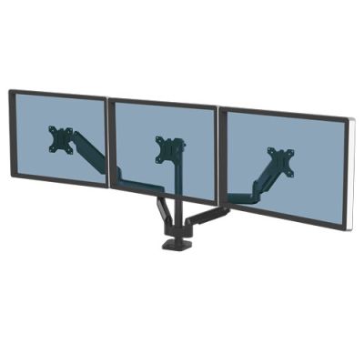 7. Fellowes Ergonomics 3-Monitor Arm - Platinum Series