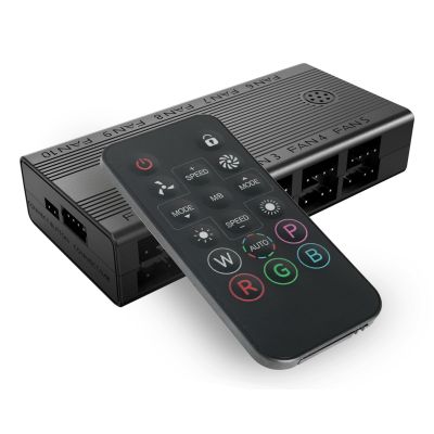 2. TACENS MARS MF-HUB 10x ARGB PWM- hub + remote control