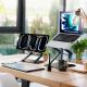 21. Wozinsky WRS-CPY75DSB Aluminum Laptop and Tablet Stand + Free Smartphone Stand - Black