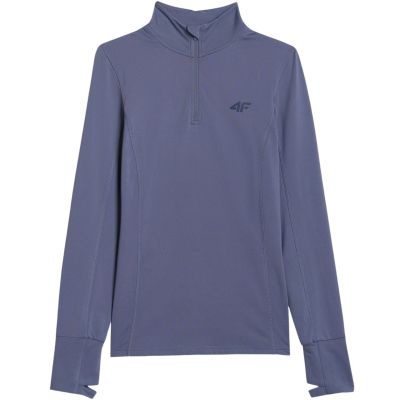 10. Women's thermal sweatshirt 4F F098 denim 4FWAW25UBRUF098 32S