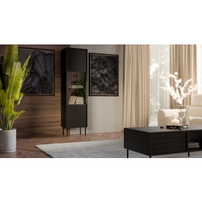 3. CORTINA display cabinet 53x40x182 black