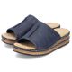 14. Comfortable Rieker W RKR670 navy blue flip-flops