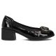 2. Black patent leather pumps on a block heel Filippo DP6960