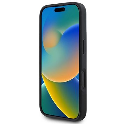 5. DKNY Checkered Pattern Magsafe iPhone 16 Plus Case - Black