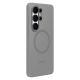 Samsung Silicone Magnet Case for Samsung Galaxy S26 Ultra, MagSafe Compatible - Gray