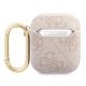 2. Guess 4G Script Metal Collection Case for AirPods 1 / 2 - Pink