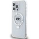 2. Karl Lagerfeld KLHMP15LHMRSKHH iPhone 15 Pro 6.1" white/white hardcase Ring Stand Karl Head MagSafe