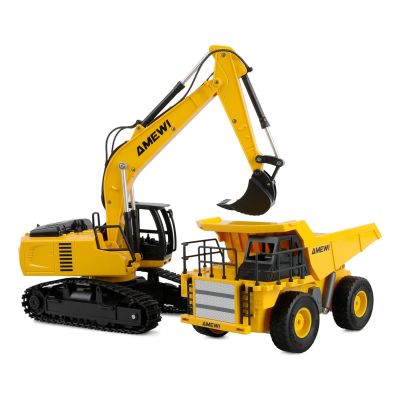 Amewi Kipper & Kettenbagger 2in1 Set 1:24 RTR 6+