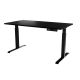 Desk with electric height adjustment MOON LONG 150x80x72-120 black