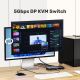 5. Unitek KVM Switch 8K@60Hz USB 3.0 5Gbps DP
