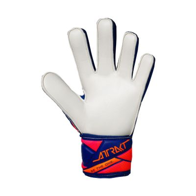 3. Reusch Attrakt Solid Junior goalkeeper gloves blue 5672515 4126