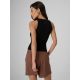 2. Women's slim ribbed knit top 4F 4FRSS26TSLEF338-20S