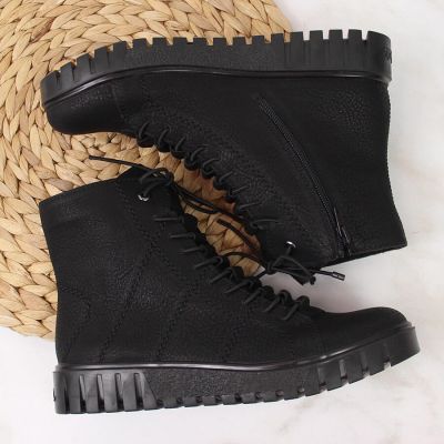 33. Rieker W R279B insulated ankle boots, black