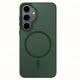 21. 3mk Smoke MagCase for Samsung Galaxy S25 - Green-Translucent
