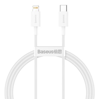 Baseus Superior Series USB-C / Lightning PD 20W 1 m cable - white