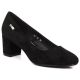 12. Suede high heel pumps Sergio Leone W SK314D black