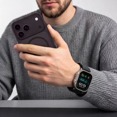4. Tech-Protect Nylon Pro Strap for Apple Watch 44 / 45 / 46 / 49 mm – Black