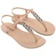 7. Ipanema Sandal Class women's flip-flop sandals, light beige with gold