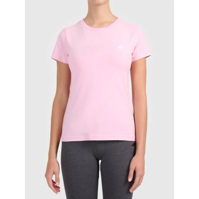 Women's slim cotton T-shirt 4F 4FWAW26TTSHF3500-56S