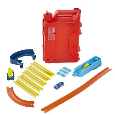 5. Hot Wheels Track Builder Unlimited Fuel Can Stunt Box