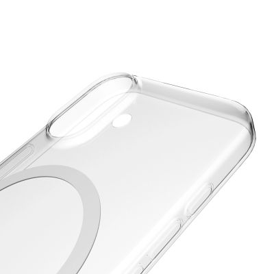6. Puro 0.3 MAG Ultra-Slim TPU Case Compatible with MagSafe for iPhone 17 - Transparent