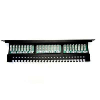 Patch-panel 19" DIGITUS DN-91524U-EC 24xRJ45 U/UTP k.5e 1U black guide
