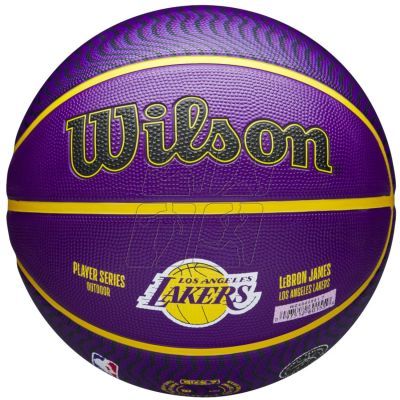 3. Wilson NBA Player Icon LeBron James Outdoor Ball WZ4027601XB