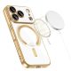 2. Tech-Protect MagFlex MagSafe Case for iPhone 17 Pro Max - Transparent Gold