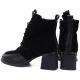 5. Women’s black suede leather ankle boots Artiker 59C0116